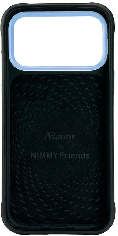 „Nimmy Cool&Cute 2.0“ vilko formos dėklas, skirtas „iPhone 17 Pro Max“ - Juodas