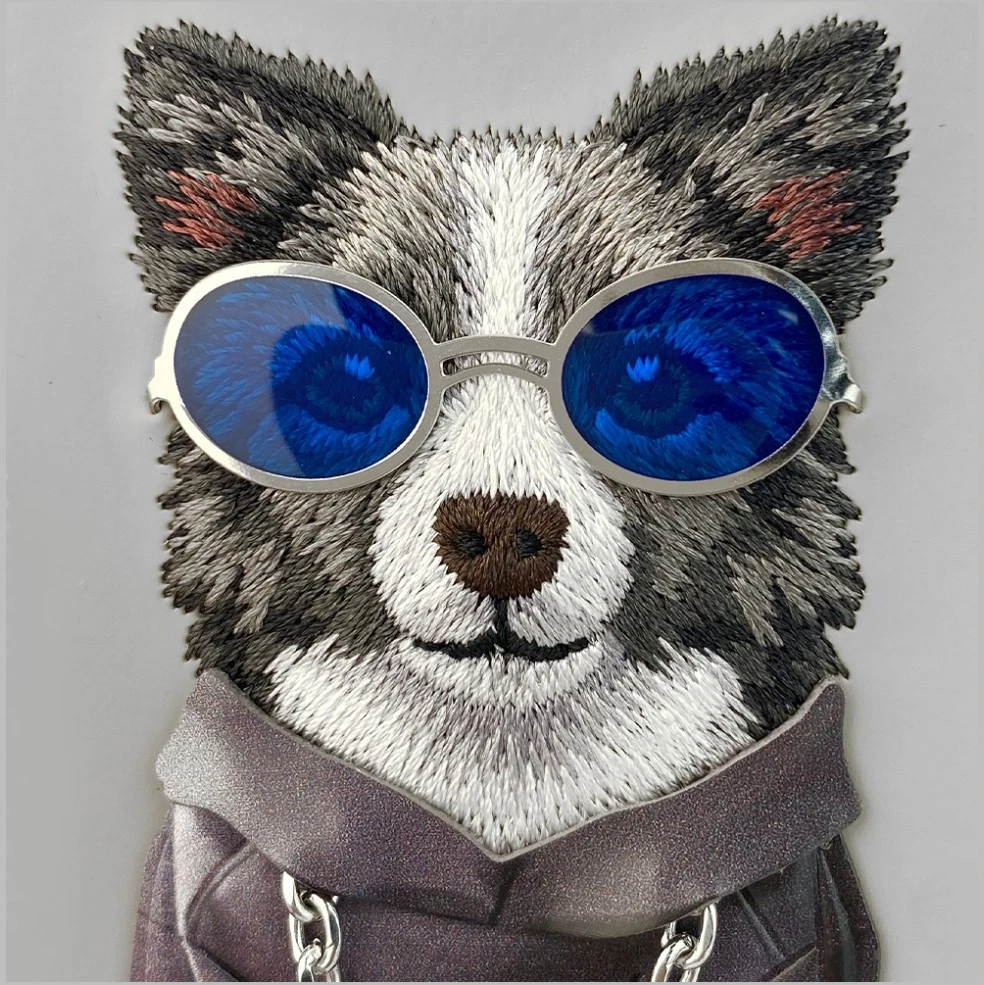 „Nimmy Glasses Cool nag“ dėklas „iPhone 17“ – pilkas
