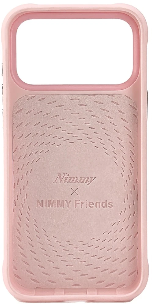 „Nimmy Glasses Cool“ dėklas, skirtas „iPhone 17 Pro Max“ – rožinis