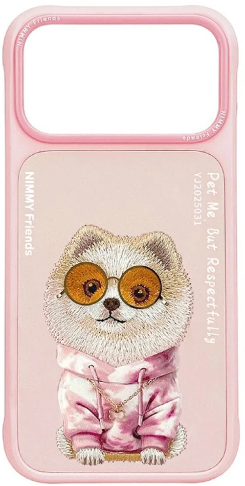 „Nimmy Glasses Cool“ dėklas, skirtas „iPhone 17 Pro Max“ – rožinis