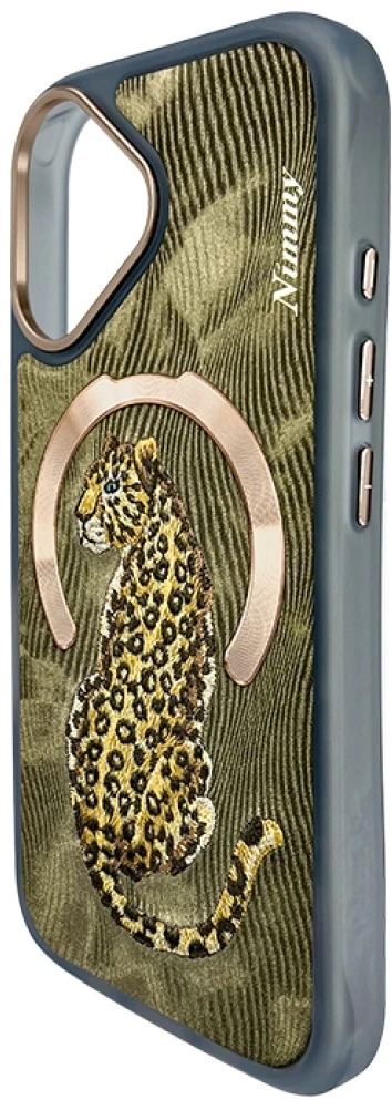 Dėklas Nimmy Magnetic Fantasy Animal MagSafe Apple iPhone 16 auksinis
