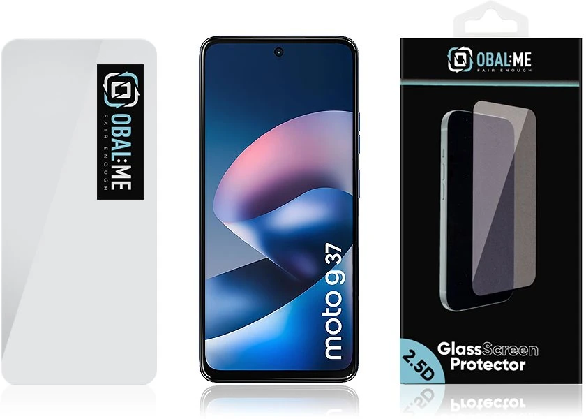 OBAL:ME 2.5D Apsauginis stiklas Screen Protector skirtas Motorola G37 Clear