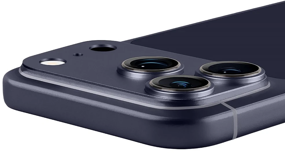 Dėklas OBAL:ME Camera Island Lens Protector skirtas iPhone 17 Pro Deep Mėlyna