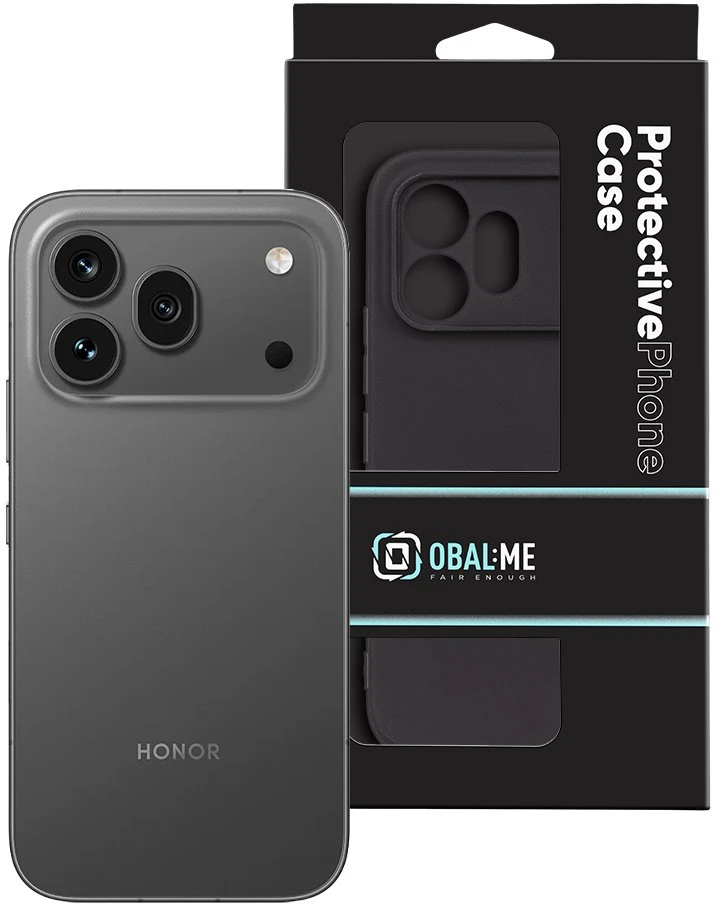 Dėklas OBAL:ME Matte TPU Cover for Honor 600 Pro juodos spalvos