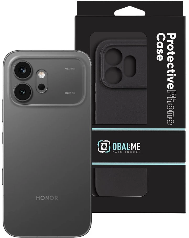 Dėklas OBAL:ME Matte TPU Cover for Honor 600 juodos spalvos