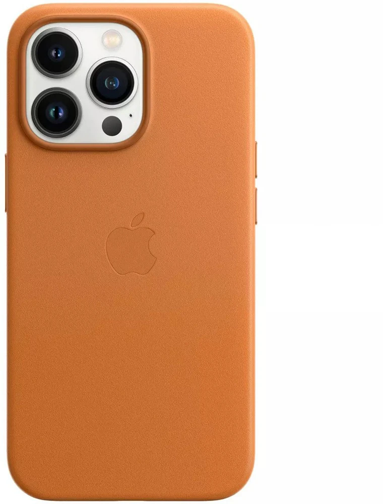 Apple iPhone 13 Pro Odinis dėklas su MagSafe, Rudas (Golden Brown)