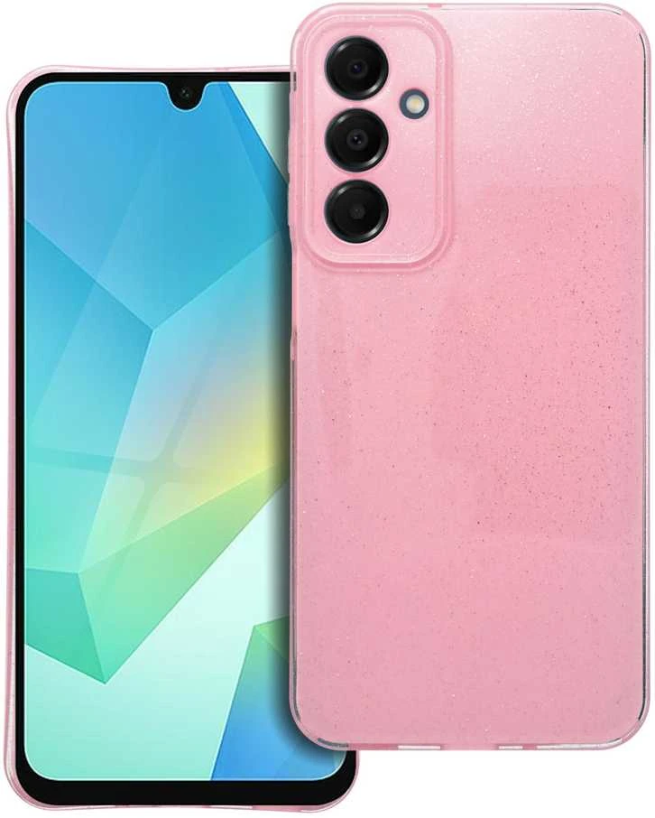 Dėklas Oem CLEAR CASE 2 mm BLINK skirtas Samsung Galaxy A16 5G / A16 4G rožinės spalvos