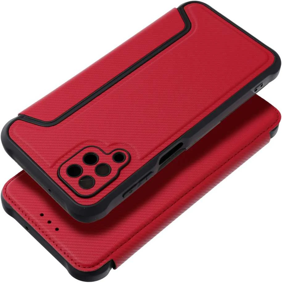 Dėklas Oem RAZOR Book skirtas Samsung Galaxy A12 / M12 red