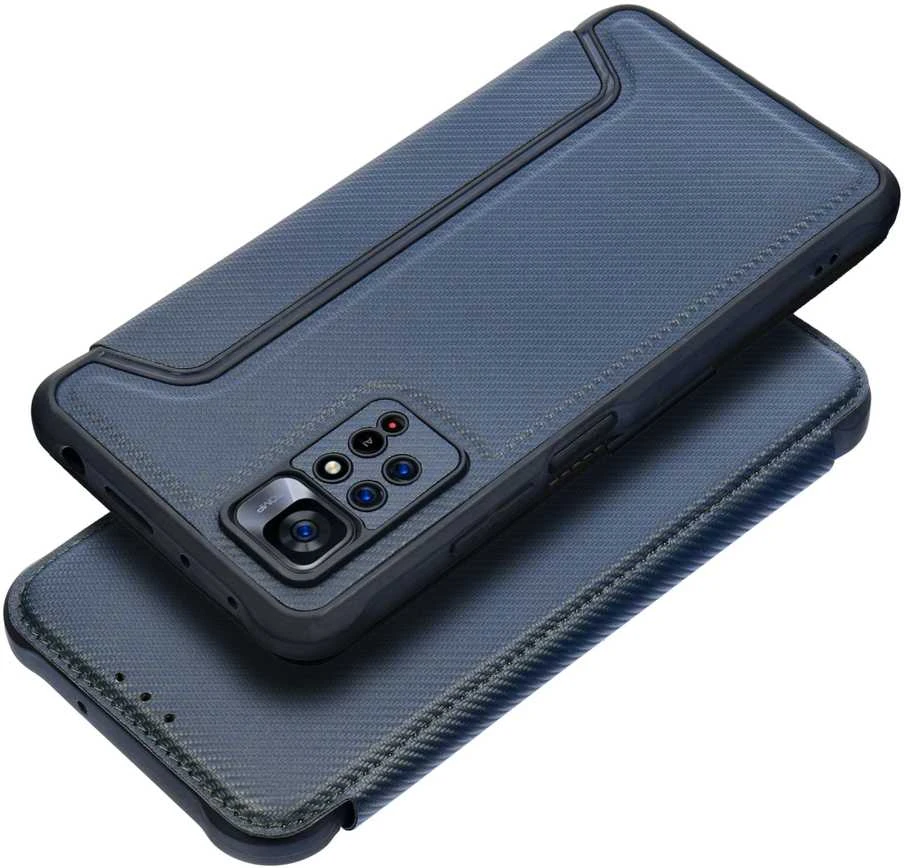 Dėklas Oem RAZOR Book skirtas Xiaomi Redmi 14C mėlynos spalvos