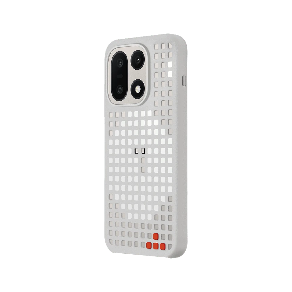 Dėklas OnePlus Magnetinis dangtelis su skylėmis, skirtas 15 5G, pilkas