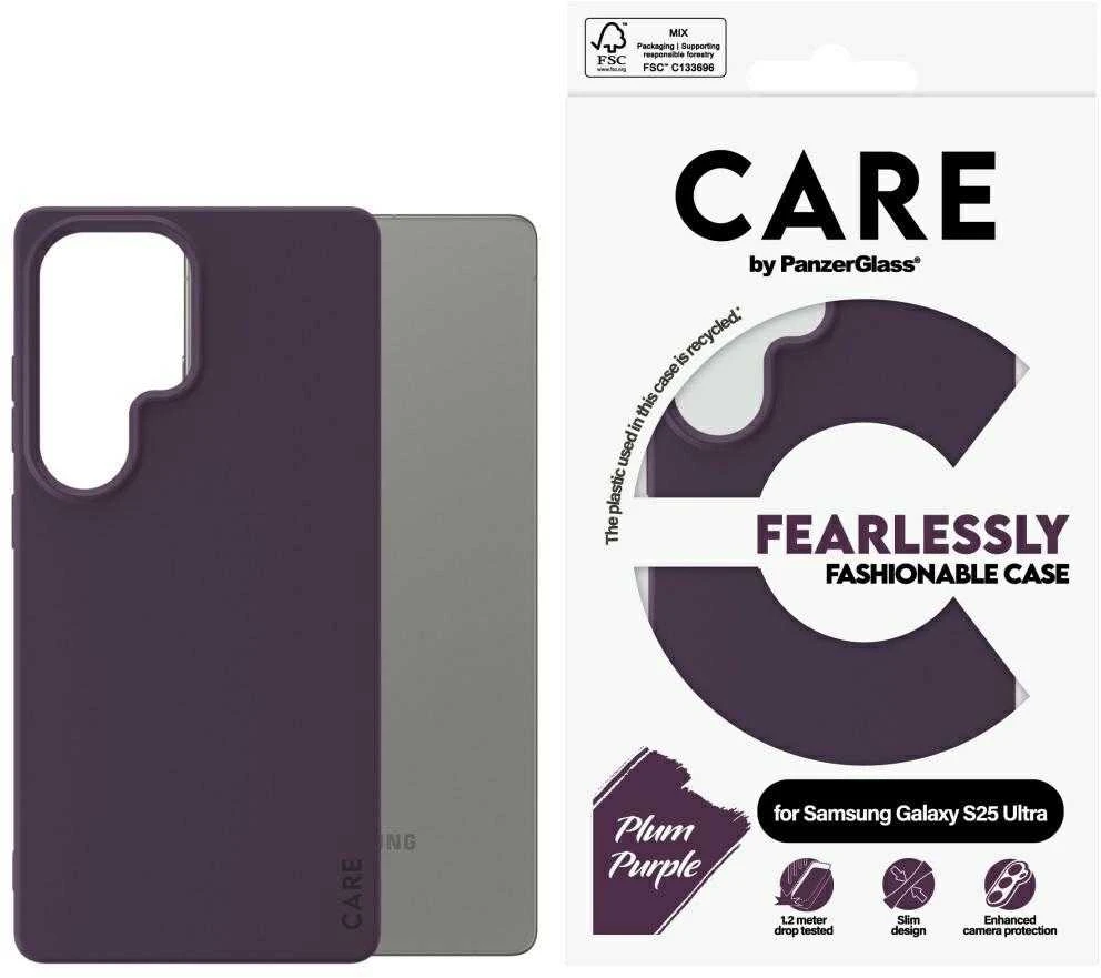 Dėklas Panzer Glass CARE by PanzerGlass Fashion Samsung Galaxy S25 Ultra violetinės spalvos