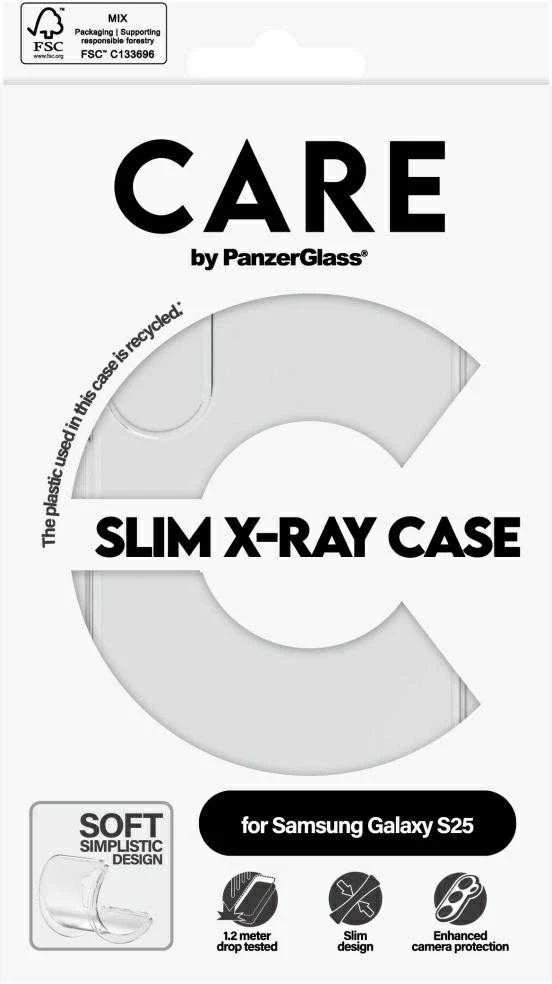 Panzer Glass CARE iš PanzerGlass Fashion X-Ray Samsung Galaxy S25 skaidrus