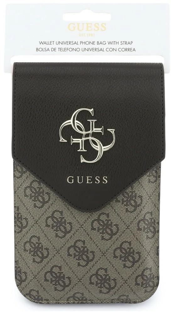 Phone bag Guess Graines 4G & Classic Logos ruda