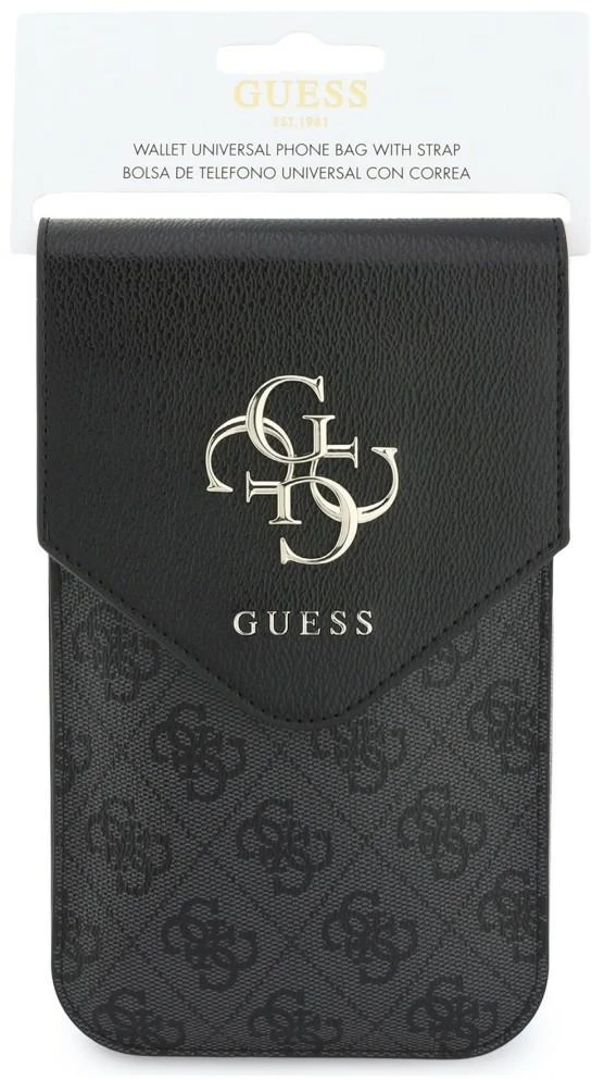 Phone bag Guess Graines 4G & Classic Logos juodas