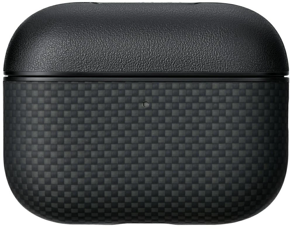 Dėklas PITAKA Aramid Fiber skirtas AirPods Pro 3 juodos spalvos-pilkos spalvos