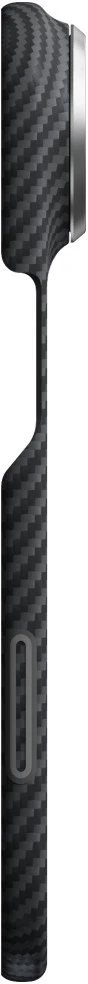 Dėklas PITAKA Edge Case MagSafe, skirtas iPhone, Duo, juoda-pilka
