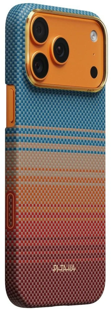 PITAKA Edge dėklas California Dream 01 iPhone 17 Pro sunset