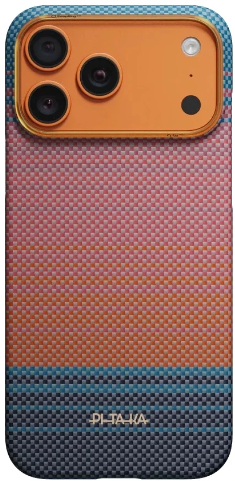 Dėklas PITAKA Edge dėklas California Dream 04 skirtas Apple iPhone 17 Pro Max sunset