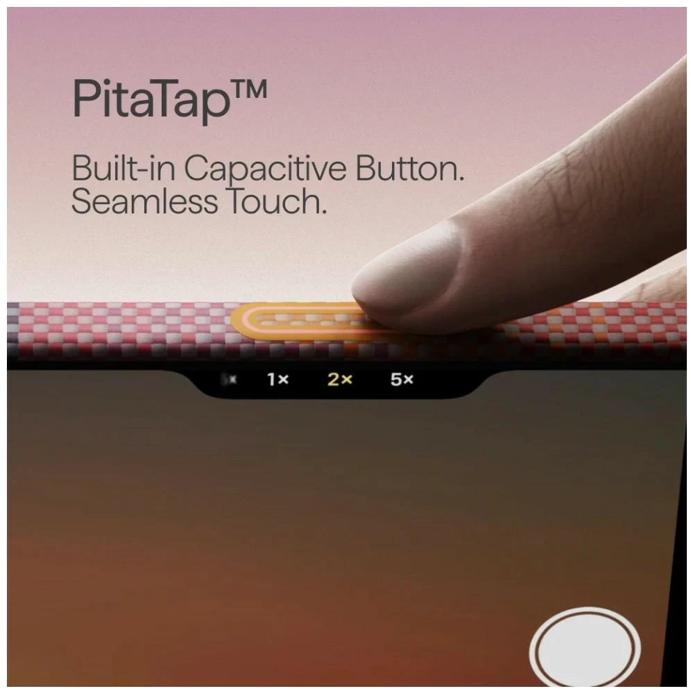 Dėklas PITAKA Edge dėklas California Dream 02 skirtas Apple iPhone 17 Pro Max sunset