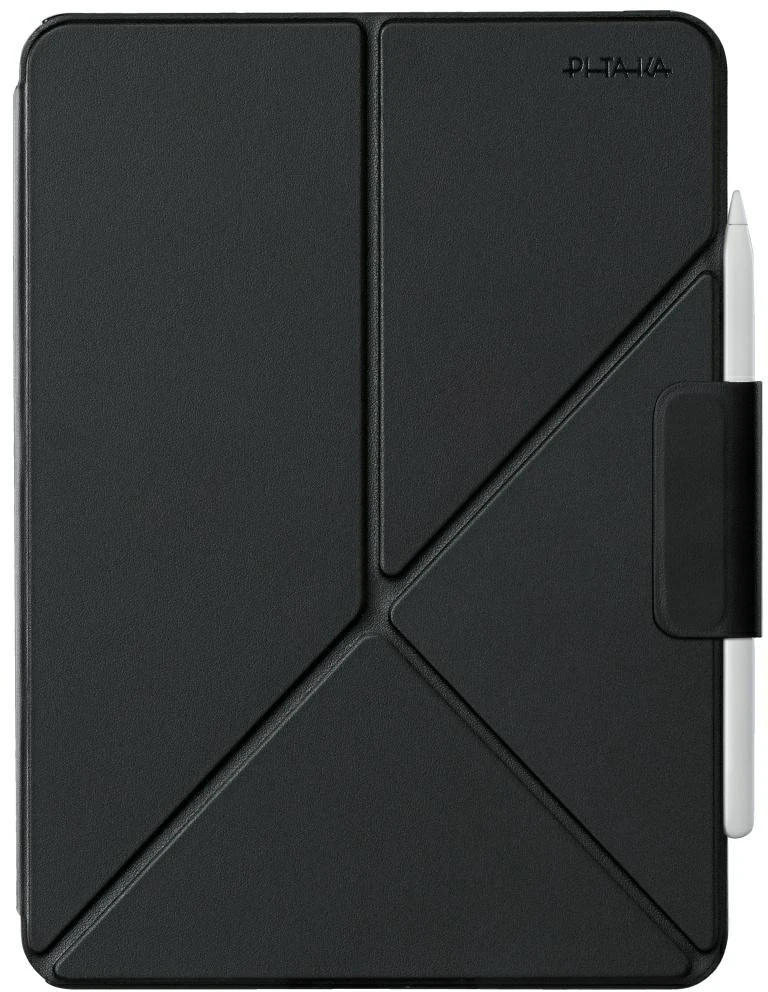Dėklas PITAKA MagEZ Folio 2 skirtas iPad Pro 12.9″ (2021-2022) iPad Air 13″ (2024-2025) juodos spalvos
