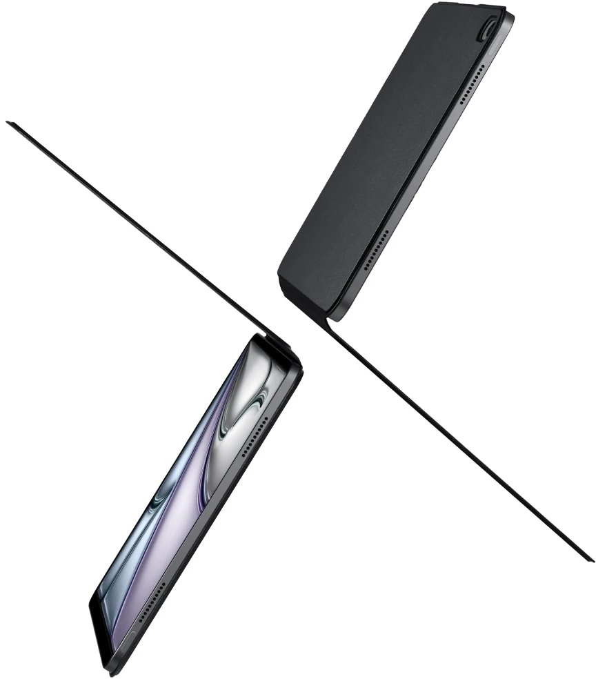 Dėklas PITAKA MagEZ Folio 2 skirtas iPad Pro 12.9″ (2021-2022) iPad Air 13″ (2024-2025) juodos spalvos