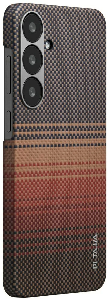 Dėklas Pitaka „Moonrise Touch“ austas „MagSafe“, skirtas „Samsung Galaxy S25 Sunset“