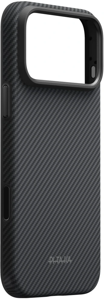 PITAKA Summa dėklas, skirtas iPhone 18 Pro Max / 17 Pro Max, juodas-pilkas