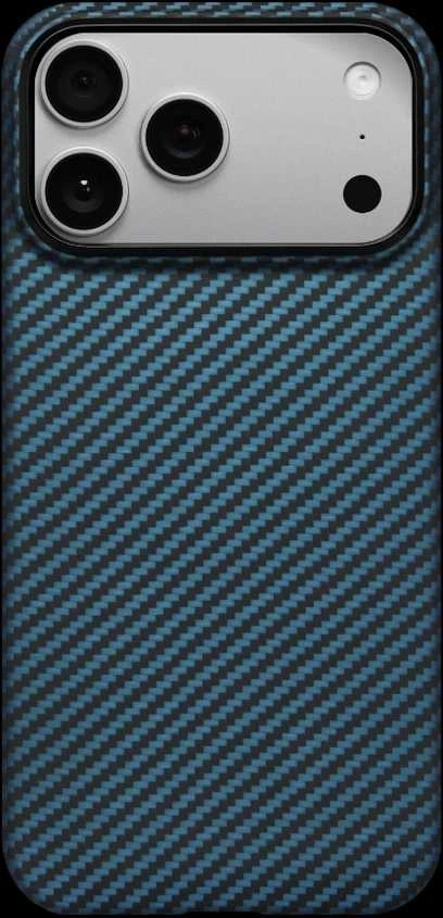 Dėklas Pitaka Ultra Slim Case Apple iPhone 17 Pro Max, mėlynas