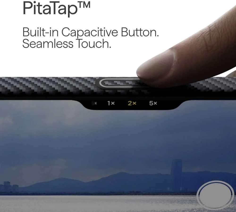 Dėklas Pitaka Ultra Slim Case Apple iPhone 17, juodas