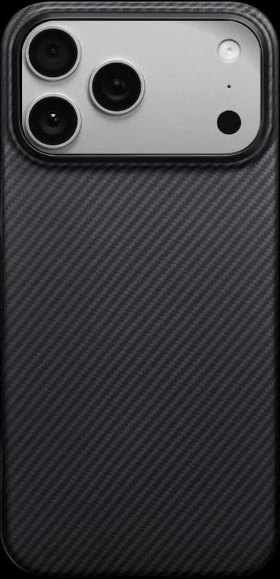 Dėklas Pitaka Ultra Slim Case Apple iPhone 17 Pro, juodas