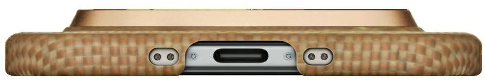 Dėklas PITAKA Ultra-Slim MagSafe iPhone 17 golden glint
