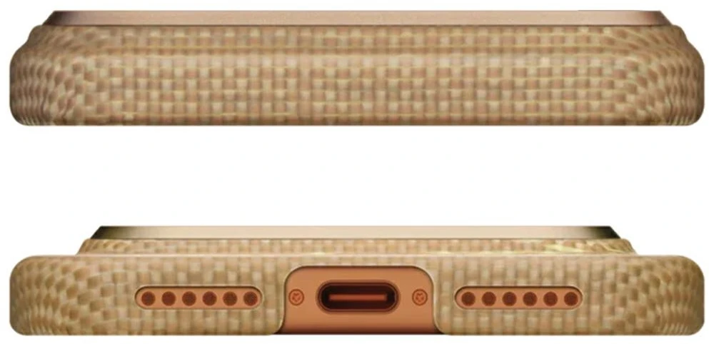 Dėklas PITAKA Ultra-Slim MagSafe fot Apple iPhone 17 Pro Max golden glint