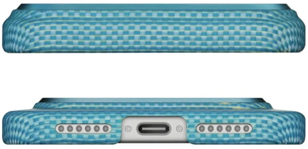 Dėklas PITAKA Ultra-Slim MagSafe skirtas Apple iPhone 17 Pro Max lucid mėlynos spalvos