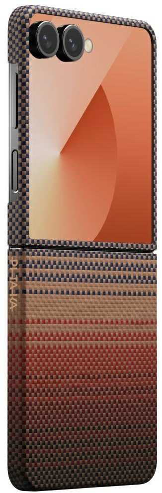 Dėklas PITAKA Ultra-Slim MagSafe skirtas Samsung Galaxy Z Flip7 sunset