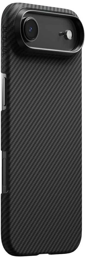 Dėklas PITAKA Ultra-Slim MagSafe skirtas iPhone 17 Air juodos spalvos pilkos spalvos