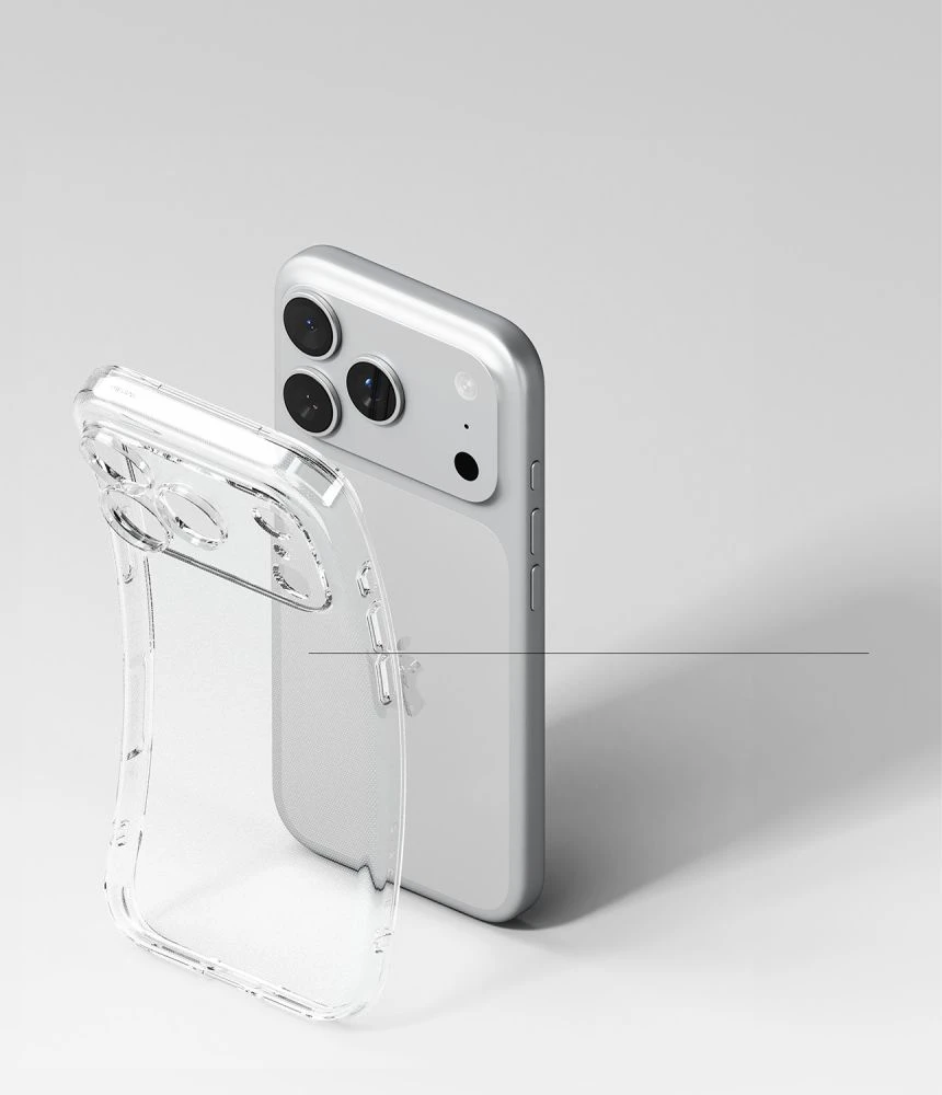 Dėklas Ringke Air Case for iPhone 18 Pro / 17 Pro - Transparent