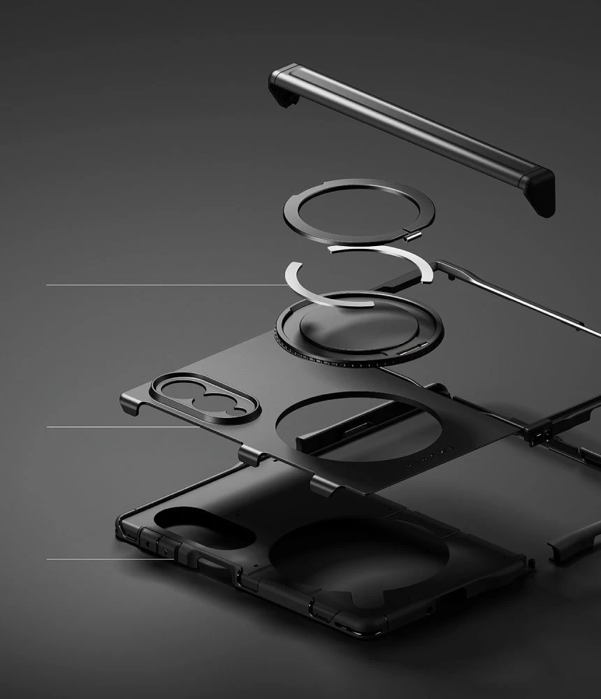 Dėklas RINGKE ALLES MAGNETINIS MagSafe Galaxy Z FOLD 8 Juodas