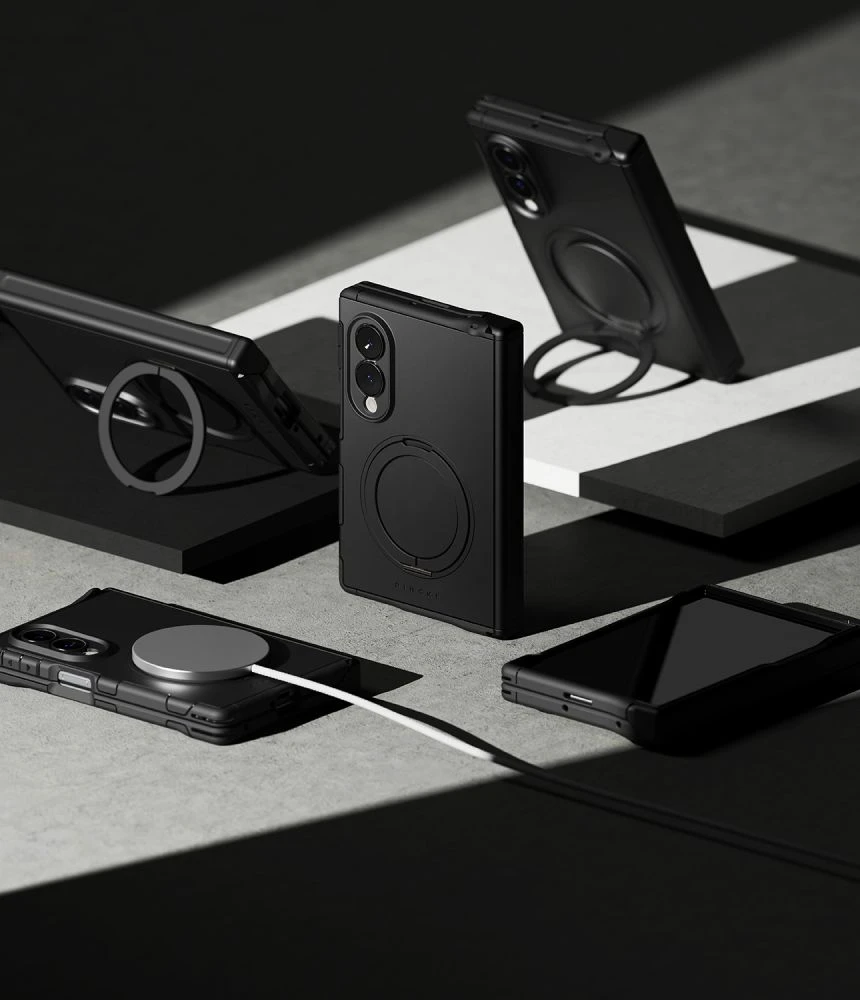 Dėklas RINGKE ALLES MAGNETINIS MagSafe Galaxy Z FOLD 8 Juodas