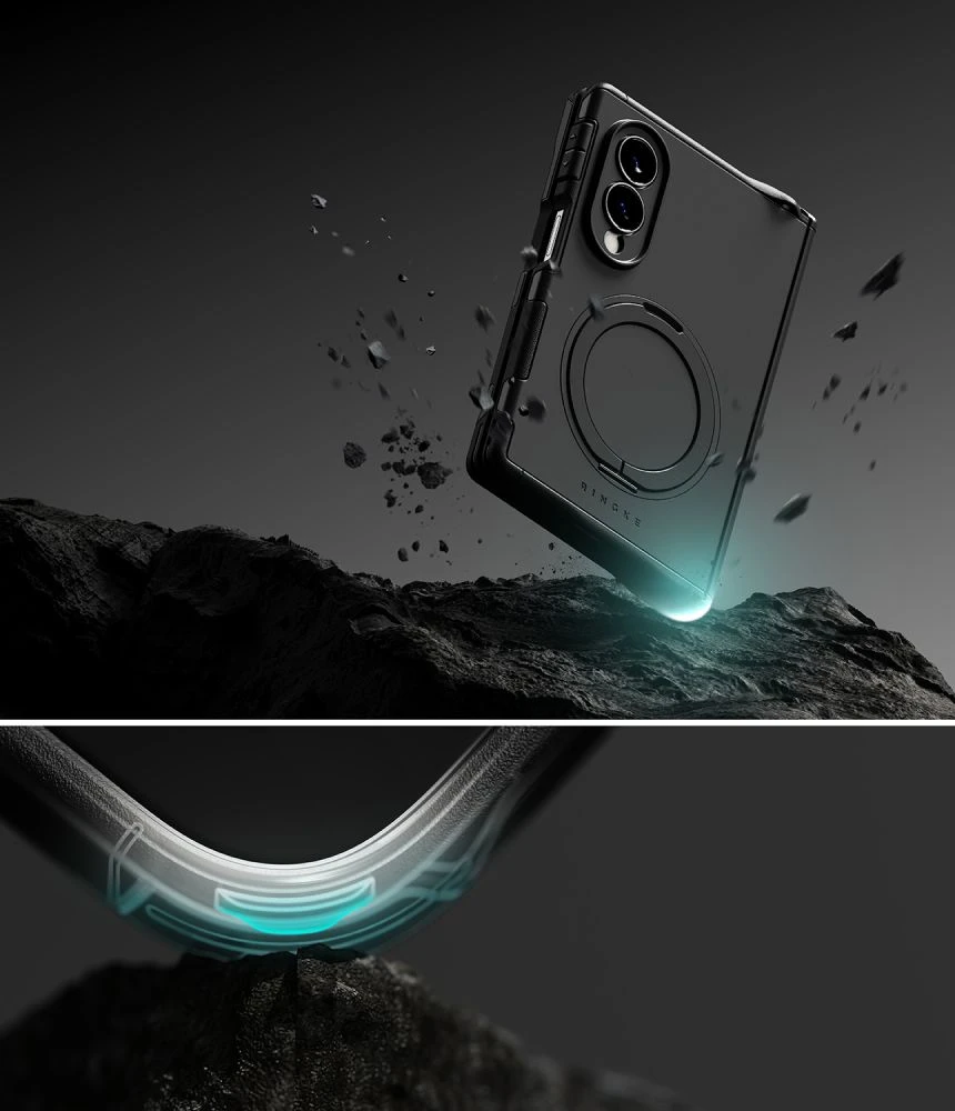 Dėklas RINGKE ALLES MAGNETINIS MagSafe Galaxy Z FOLD 8 Juodas