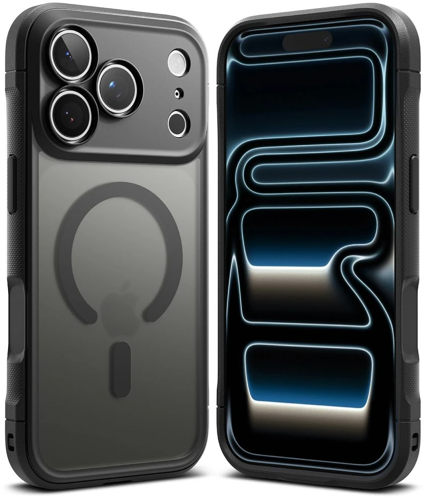 Dėklas Ringke Fusion Bold Magnetic MagSafe Case for iPhone 18 Pro / 17 Pro - Matte Juodas