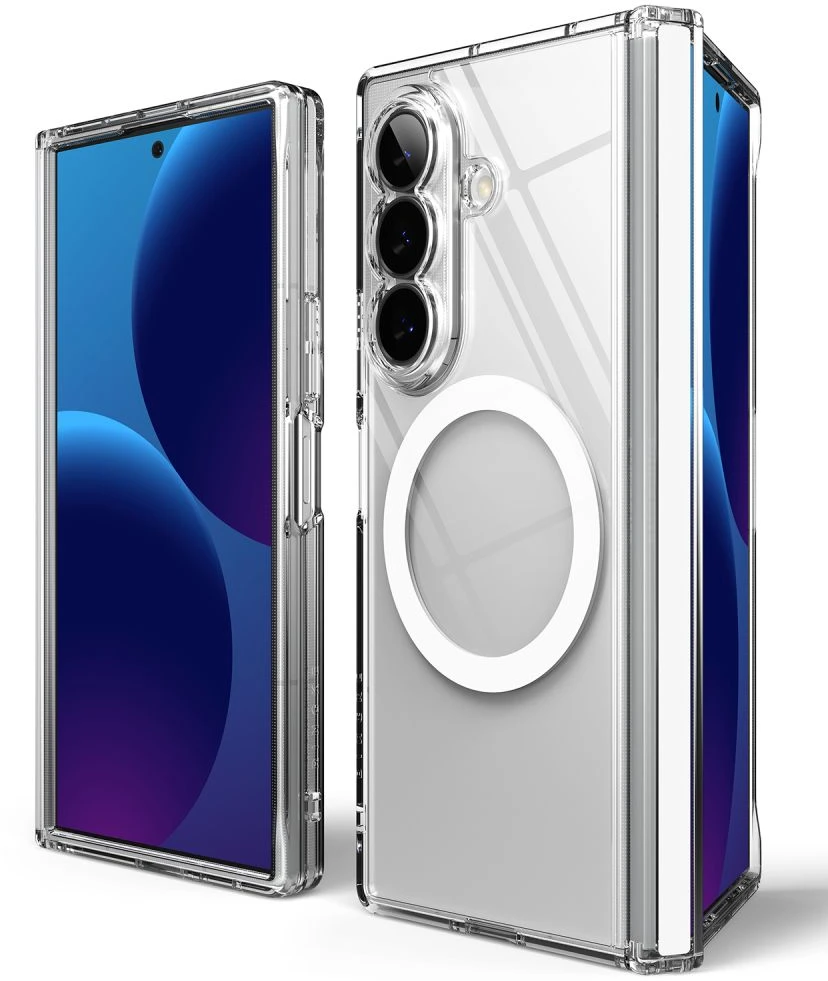 Dėklas RINGKE FUSION FLAP MAGNETIC MagSafe Samsung Galaxy Z FOLD 8 ULTRA CLEAR
