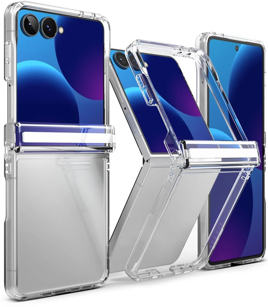 Dėklas RINGKE FUSION FLAP Samsung Galaxy Z FLIP 8 SKAIDRUS