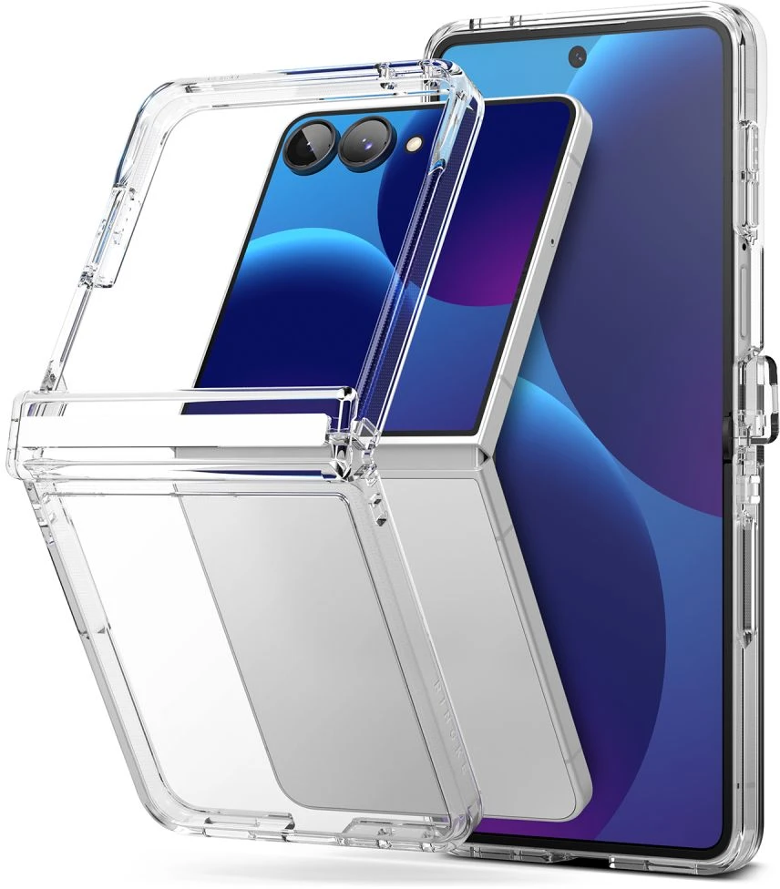 Dėklas RINGKE FUSION FLAP Samsung Galaxy Z FLIP 8 SKAIDRUS