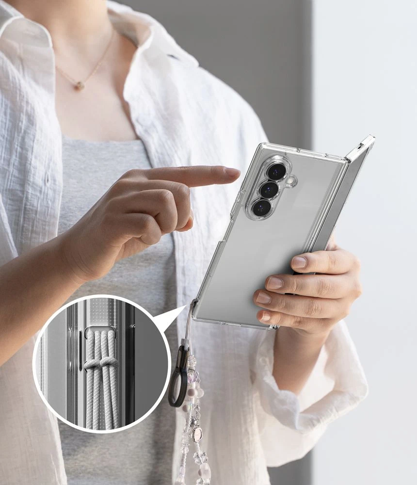 Dėklas RINGKE FUSION Samsung Galaxy Z FOLD 8 ULTRA SKAIDRUS