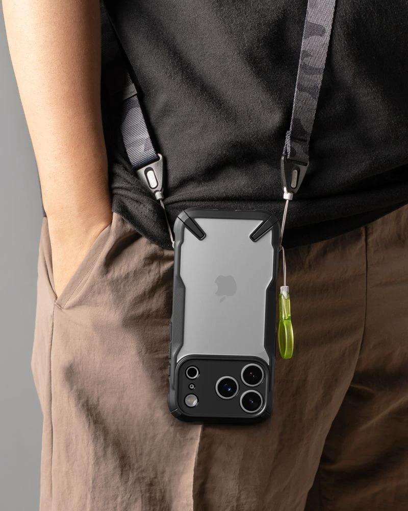 Dėklas Ringke Fusion X Case for iPhone 18 Pro Max / 17 Pro Max - Juodas