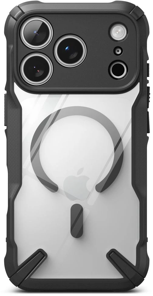 Dėklas RINGKE FUSION X MAGNETIC MagSafe iPhone 17 Pro Max / 18 Pro Max Juodas