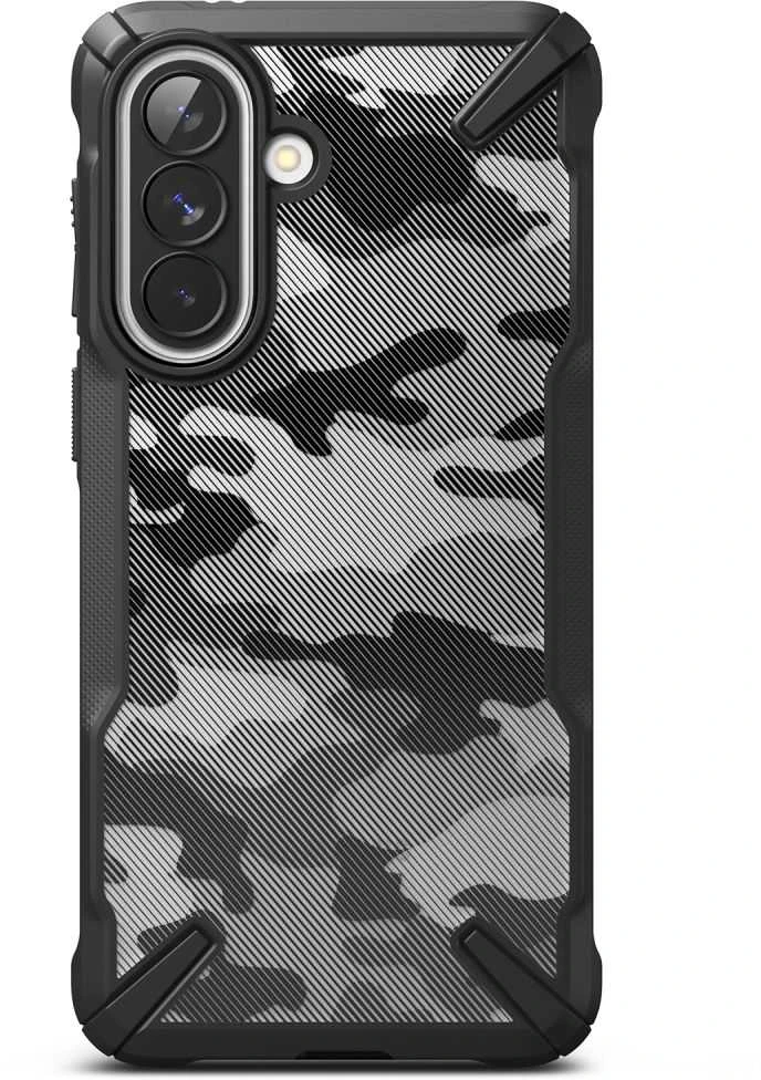 Dėklas RINGKE FUSION X Samsung Galaxy A57 5G CAMO Juodas