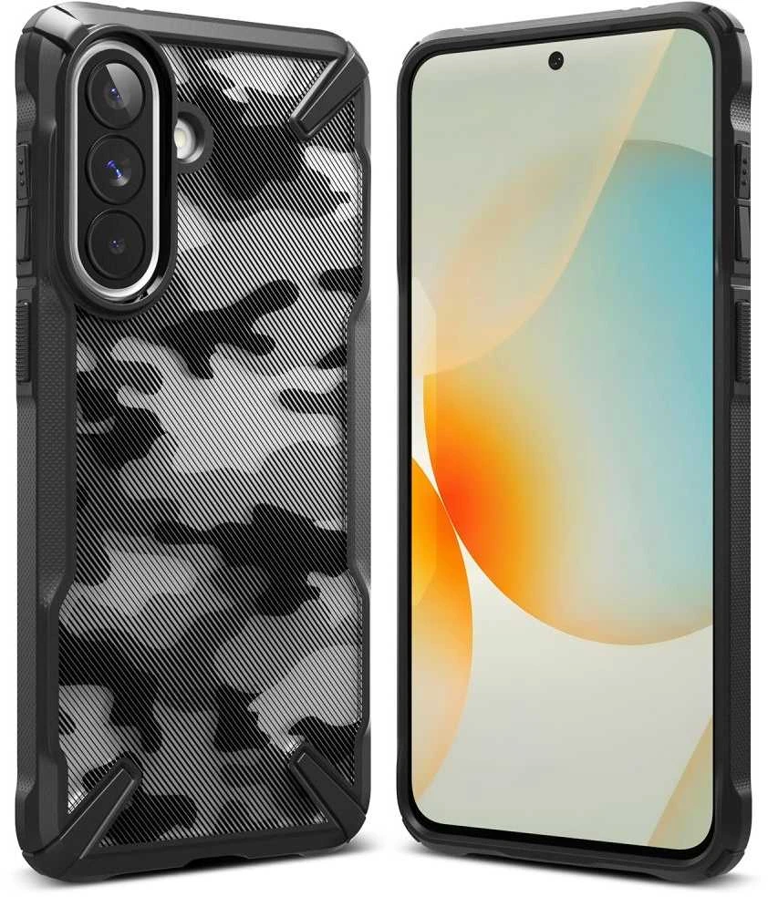 Dėklas RINGKE FUSION X Samsung Galaxy A57 5G CAMO Juodas