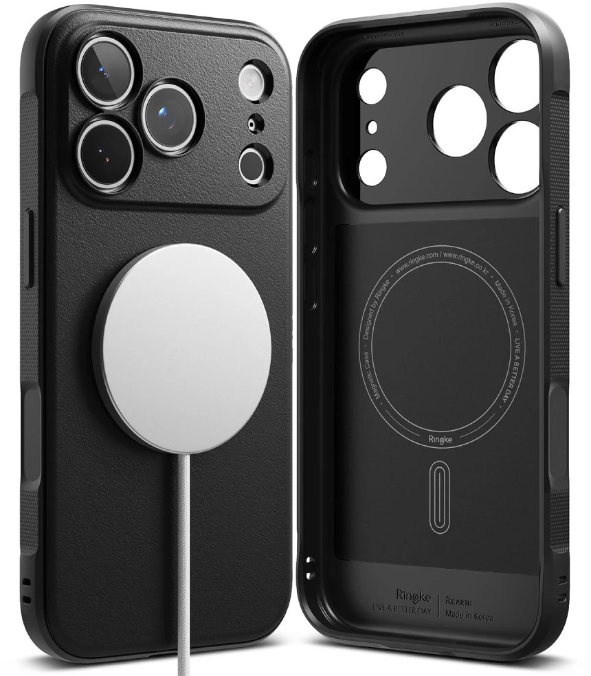 Dėklas RINGKE ONYX MAGNETIC MagSafe iPhone 17 Pro Max / 18 Pro Max Juodas