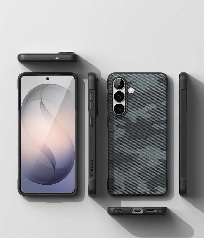 Dėklas Ringke Onyx Magnetic MagSafe Samsung Galaxy S26 Camo juodos spalvos